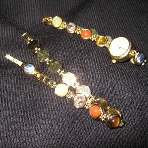 BEAUTIFUL BEADED BRACELET AND WATCH ALL DIFFERENT